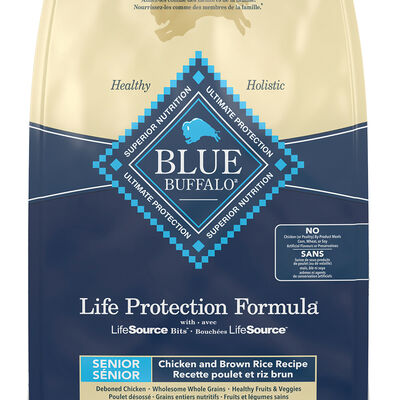 Blue Buffalo, Senior - Life Protection - Chicken & Brown Rice - Dry Dog Food